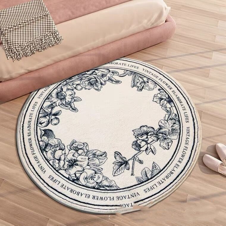 Large Round Floor Mat Carpet