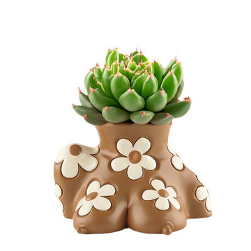 Resin Body Art Flowerpot