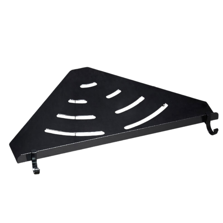 Floating Triangle Black Shelf