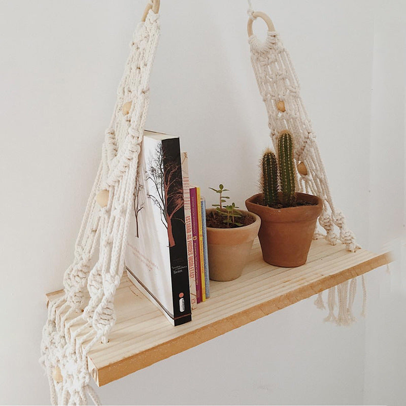 Bohemian DIY Wall Shelf Tapestry
