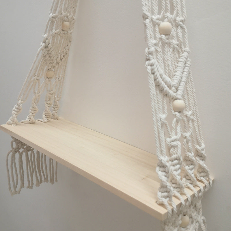 Bohemian DIY Wall Shelf Tapestry