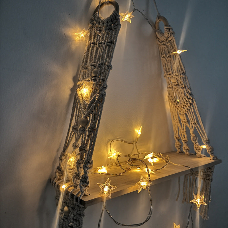 Bohemian DIY Wall Shelf Tapestry