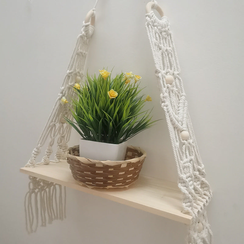Bohemian DIY Wall Shelf Tapestry