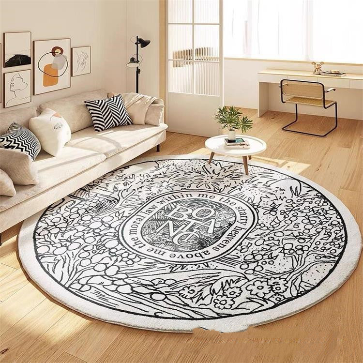 Large Round Floor Mat Carpet