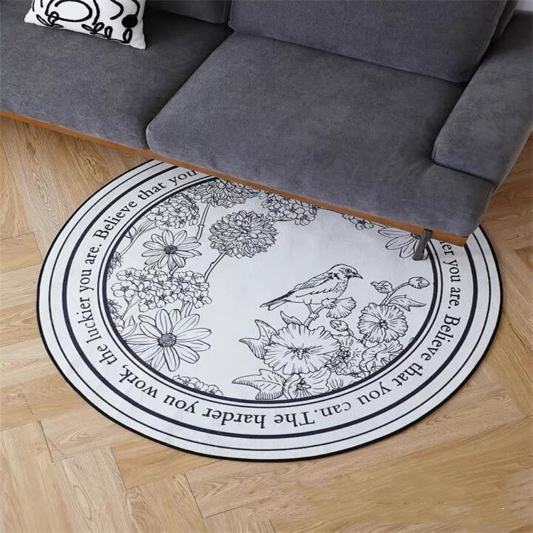 Large Round Floor Mat Carpet