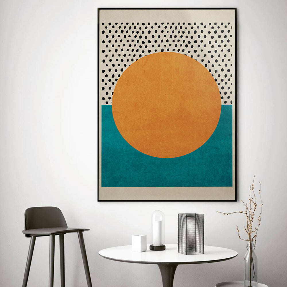 Retro Poster Abstract Painting