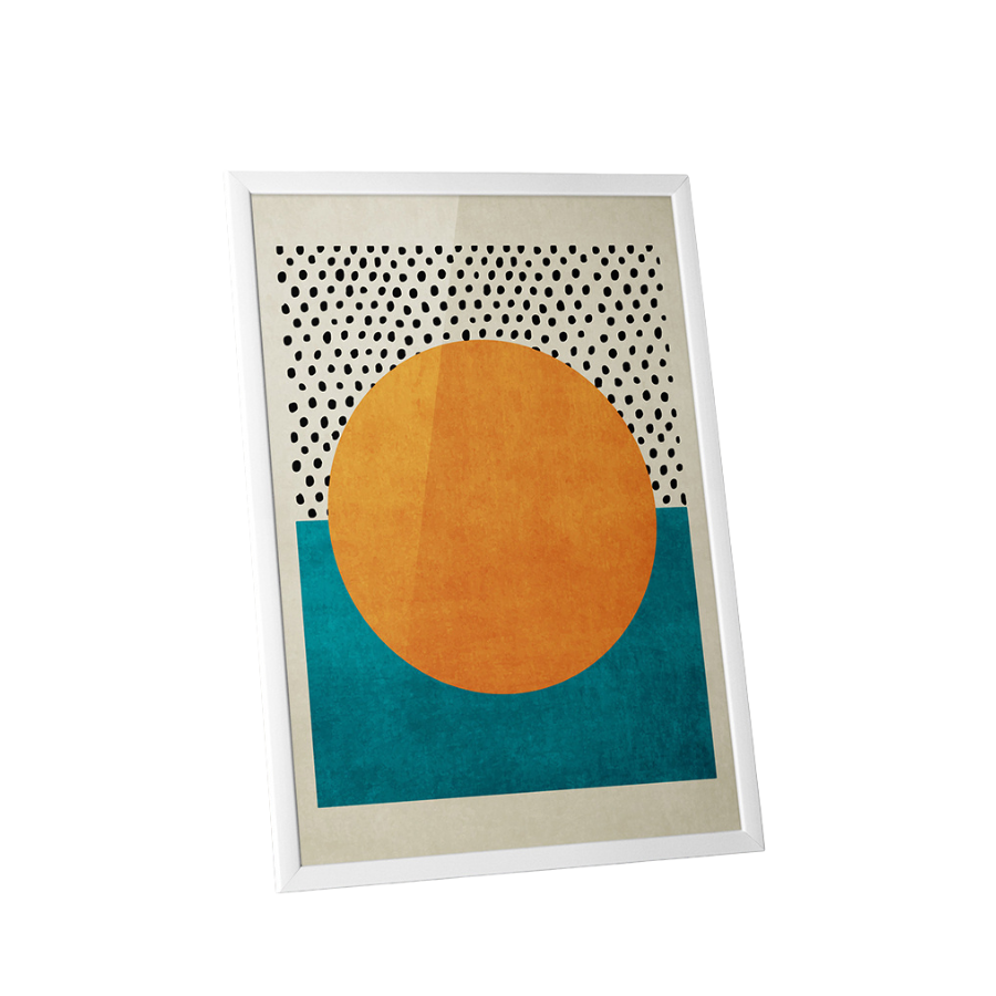 Retro Poster Abstract Painting
