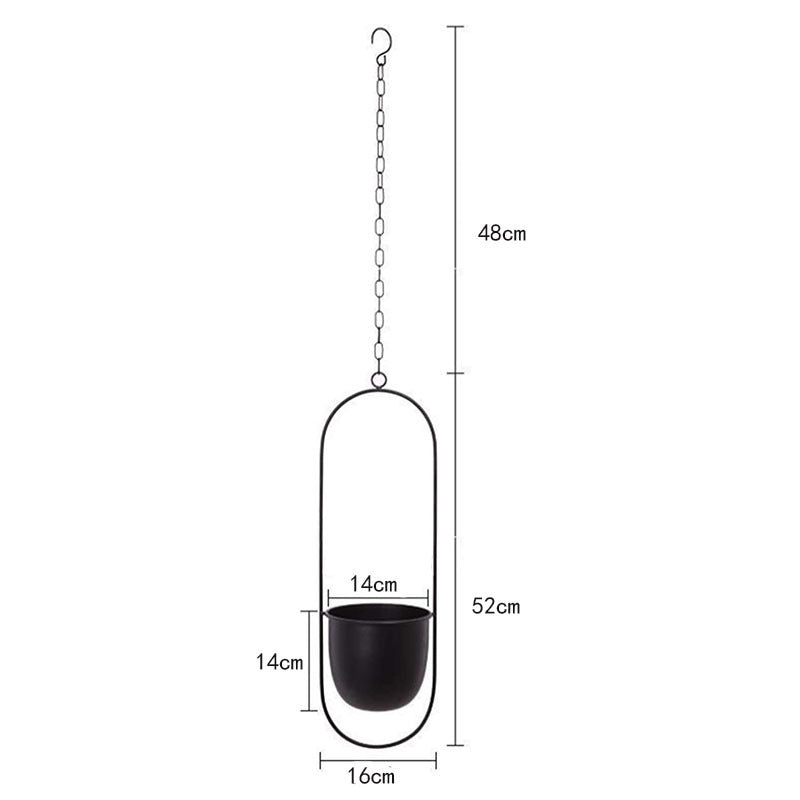 Iron Hanging Hydroponic Plant