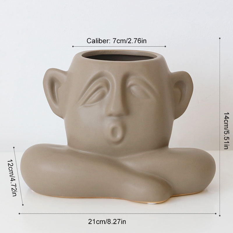 Tranquil Spirit Pottery Vase
