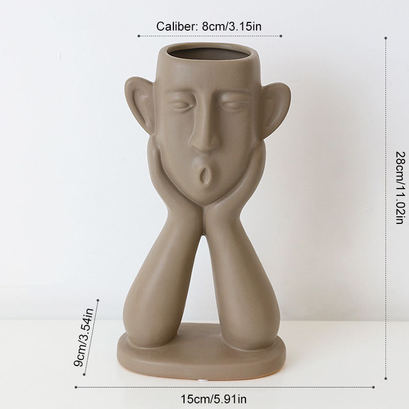 Tranquil Spirit Pottery Vase