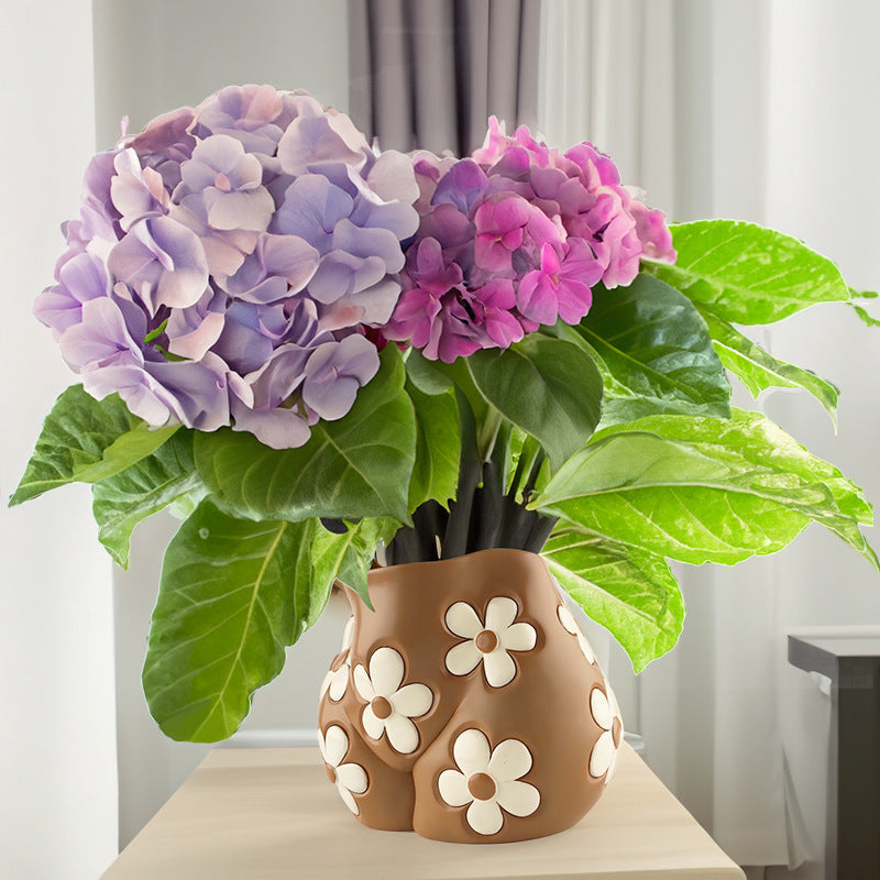 Resin Body Art Flowerpot