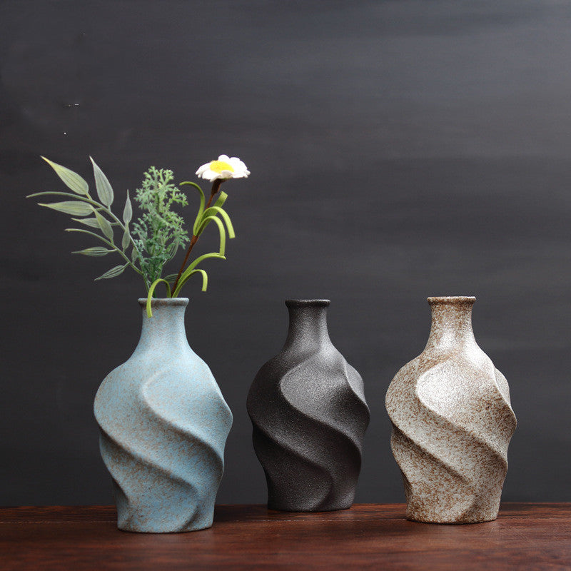 Classic Charm Stoneware Vase