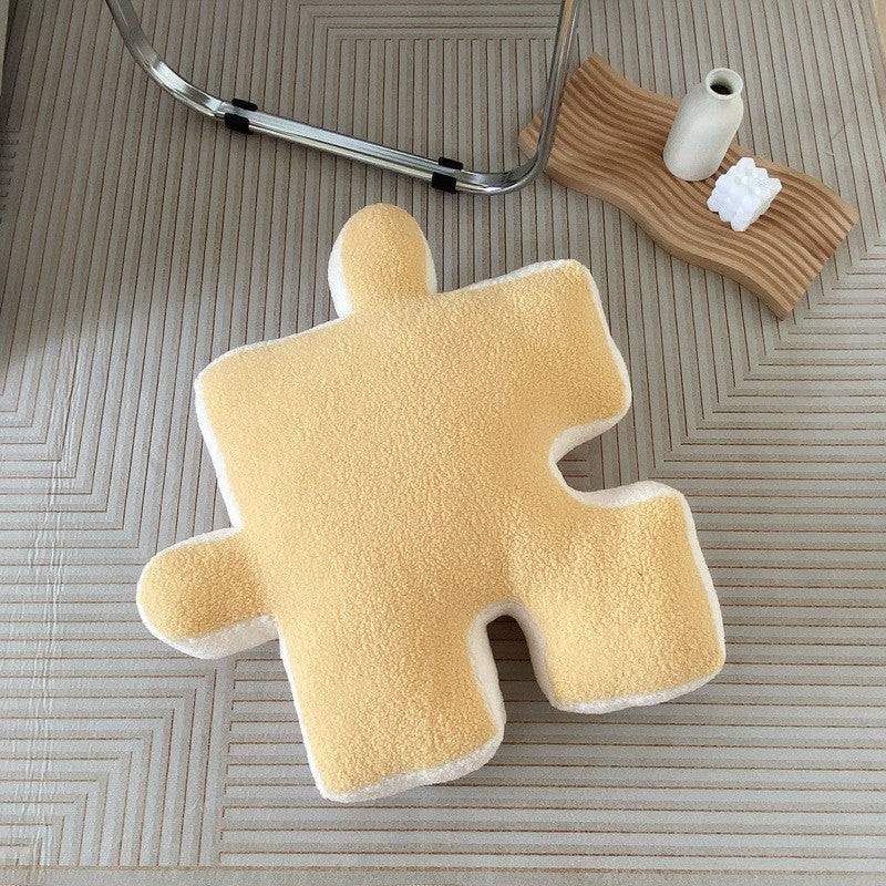 Puzzle Shaped Throw Pillow