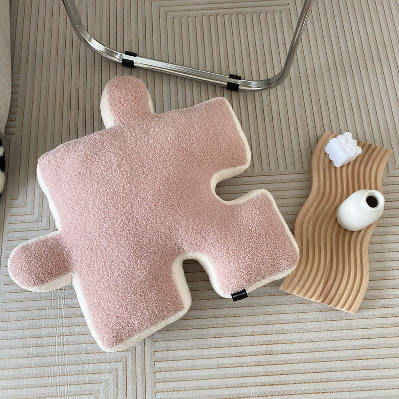 Puzzle Shaped Throw Pillow