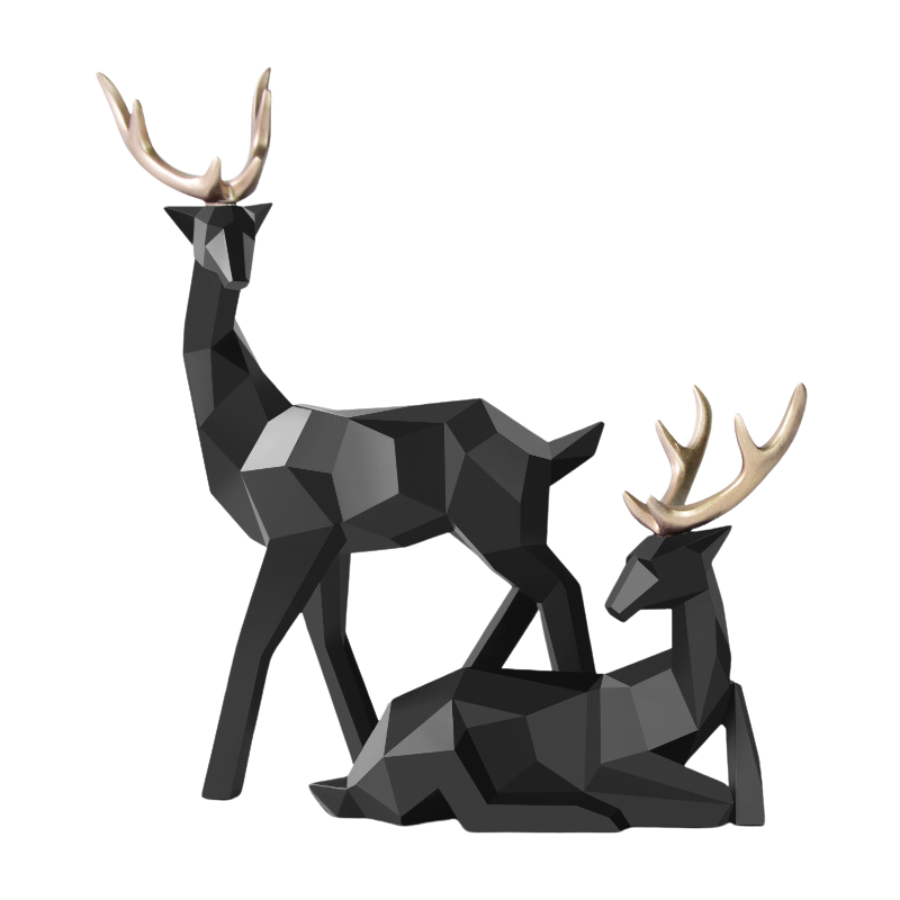 Resin Deer Statue Decoration