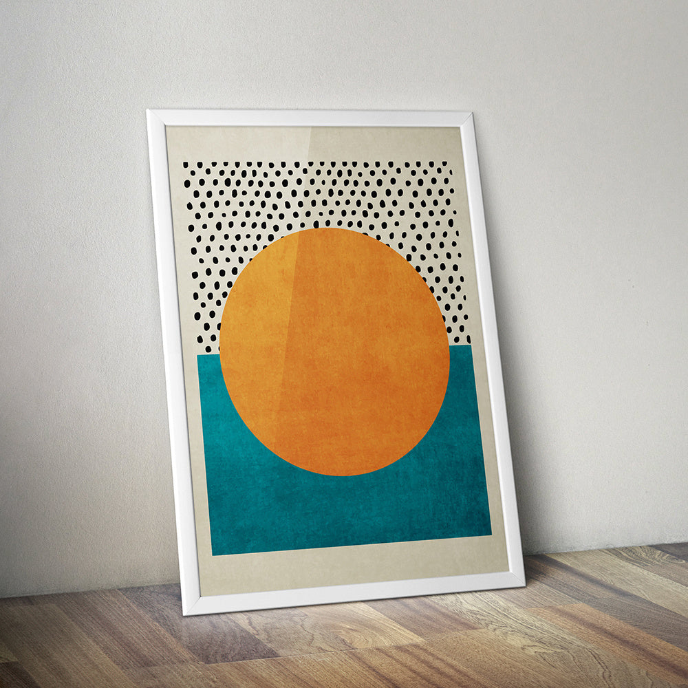 Retro Poster Abstract Painting