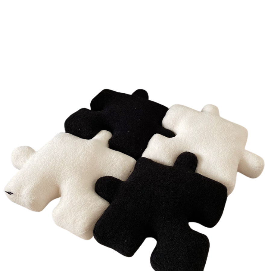 Puzzle Shaped Throw Pillow
