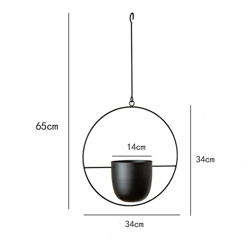 Iron Hanging Hydroponic Plant