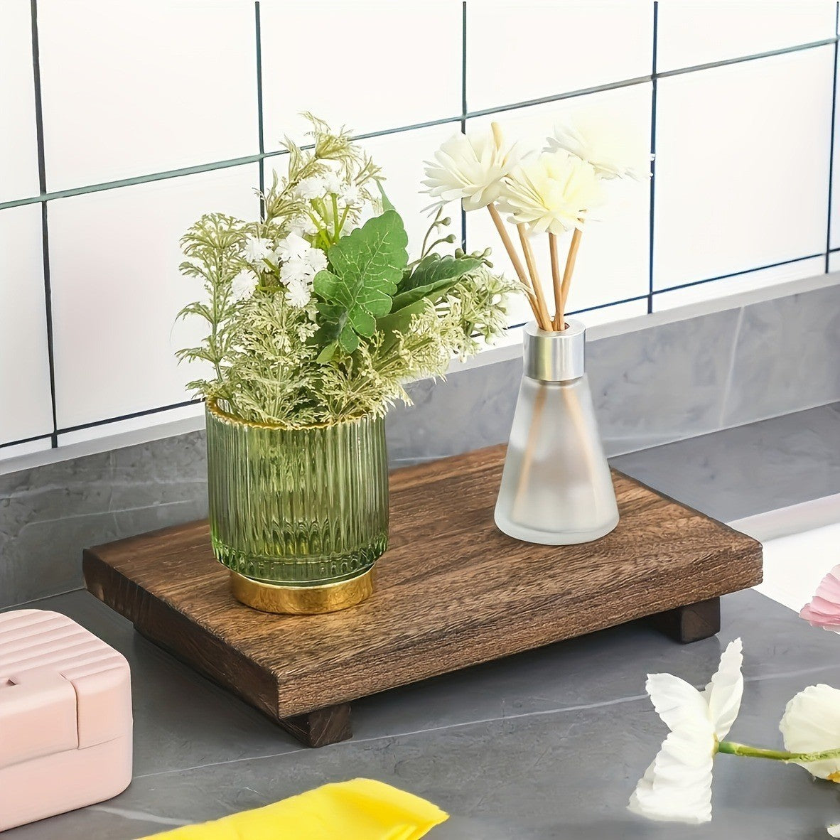 Wooden Shelf Storage Board