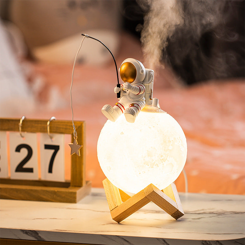 Resin Space Man Miniature Night Light Humidifier