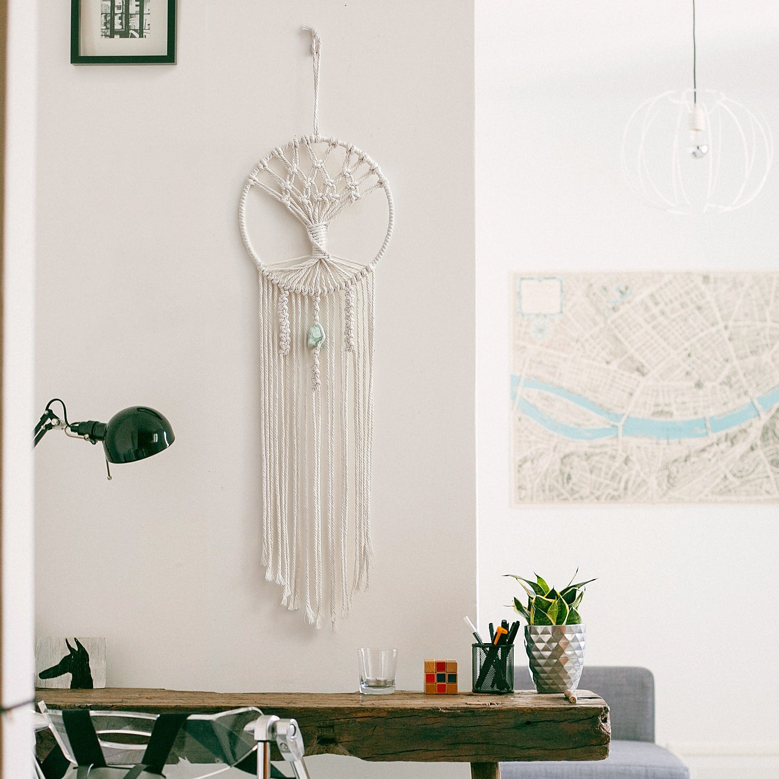 Handmade Dream Catcher Tree Tapestry